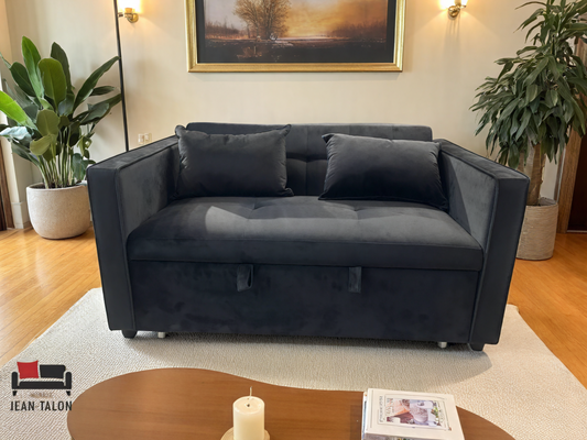 VelvetEase™ Sofa Bed – AA001