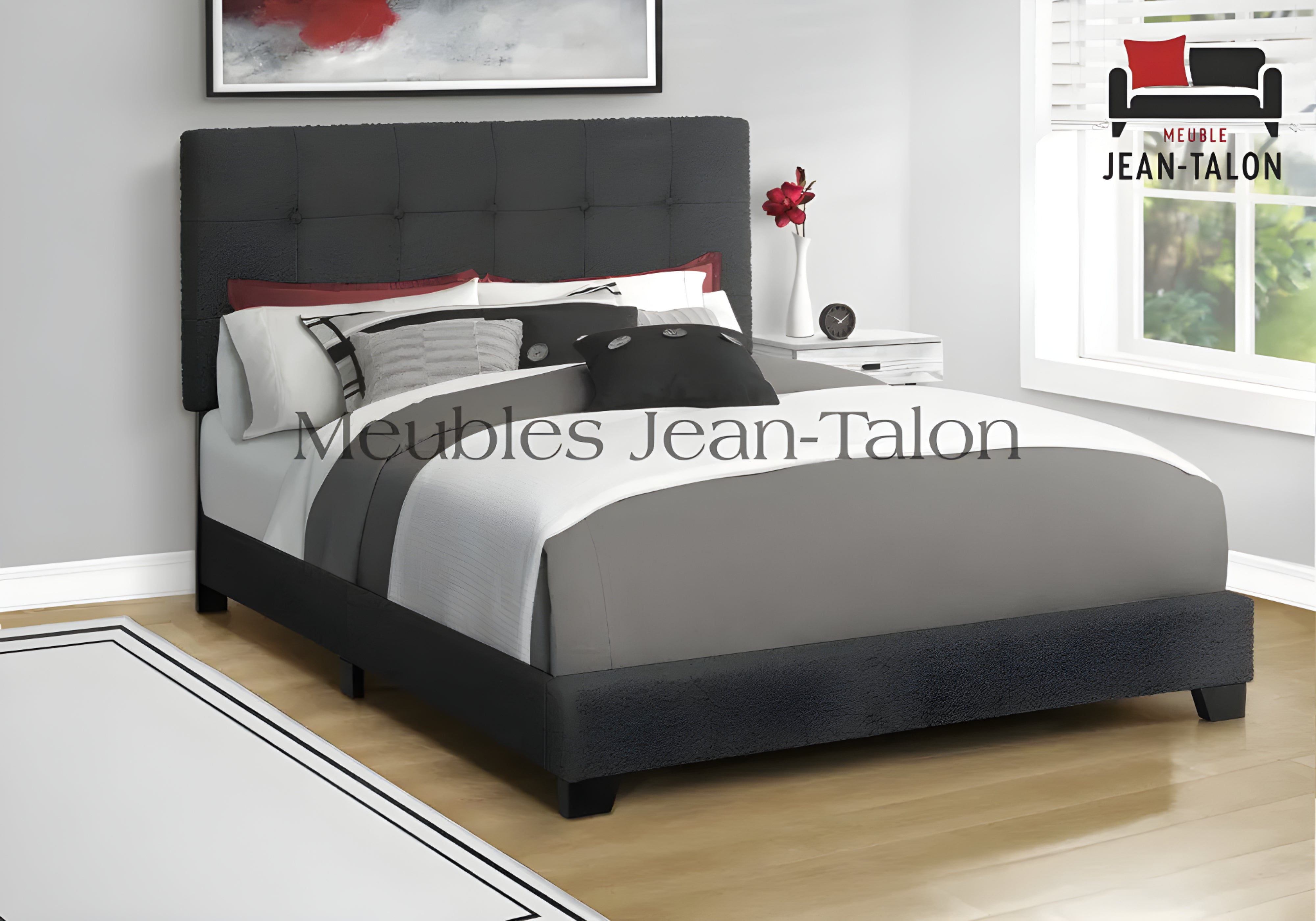 ANNECY™ – BOUCLÉ UPHOLSTERED BED – I-5801Q
