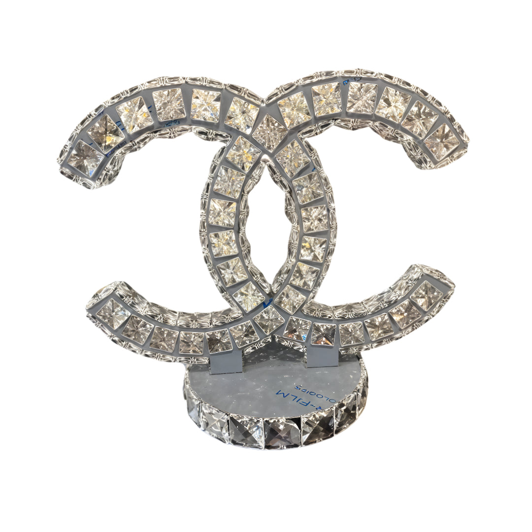 Chanel Double-C Crystal LED Table Lamp