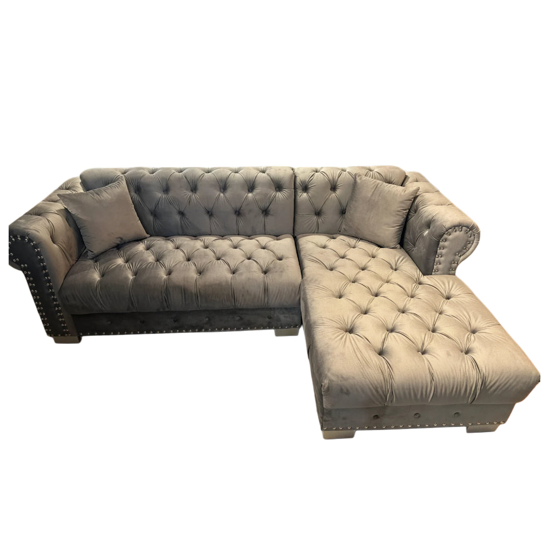 MajestiLuxe™ Velvet Sectional Sofa Set – 6247