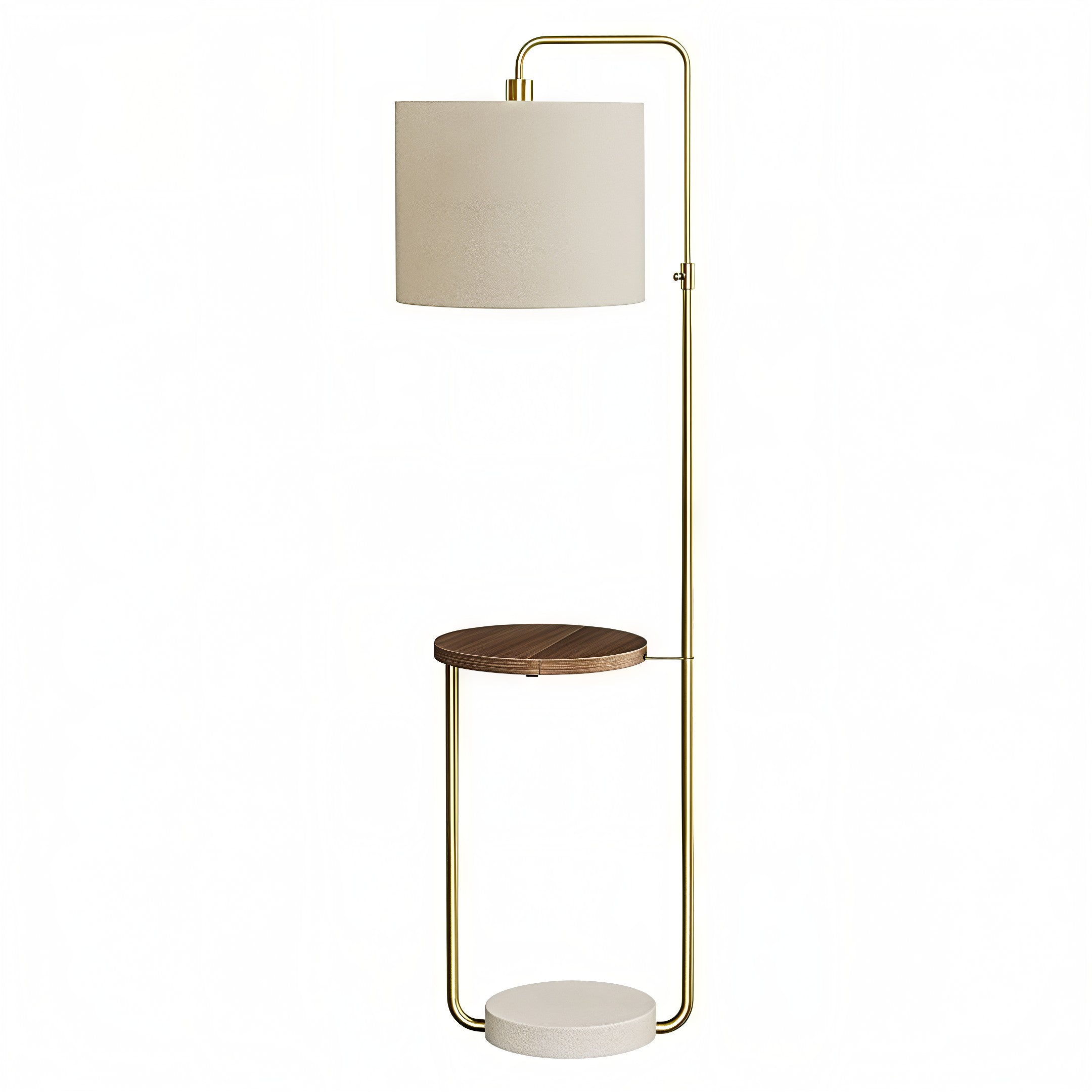 AURELION EDGE™ – MODERN ADJUSTABLE FLOOR LAMP WITH SHELF & USB – I 9753