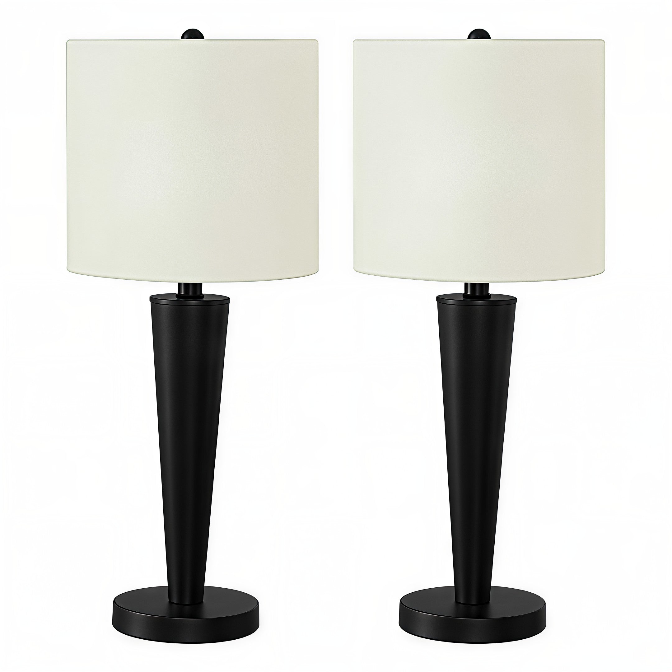 ALTERRA TAPER™ – MODERN TALL TABLE LAMP SET WITH USB (2-PIECE) – I 9643