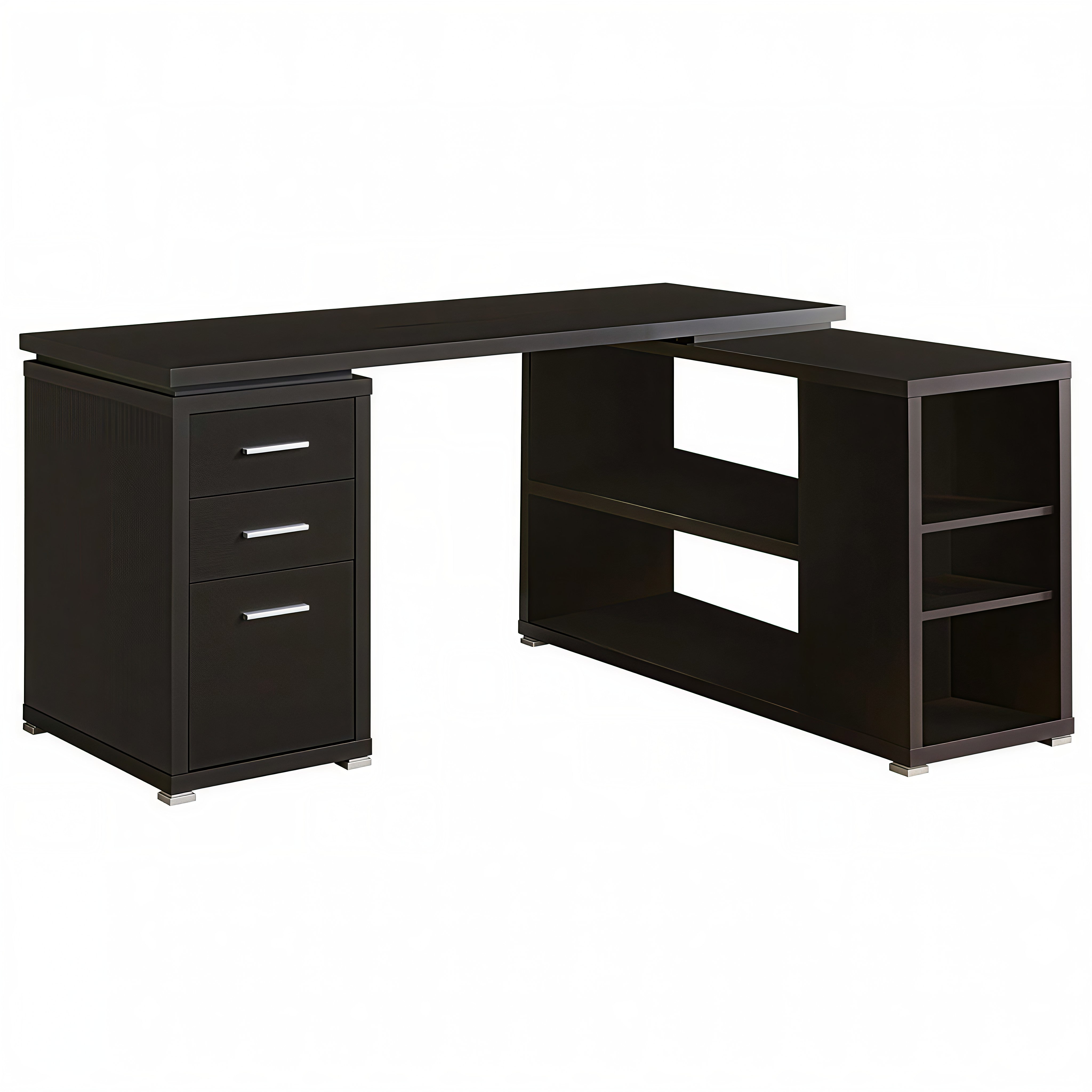 VANTEX CORNER™ – L-SHAPED RECLAIMED OFFICE DESK – I 7421