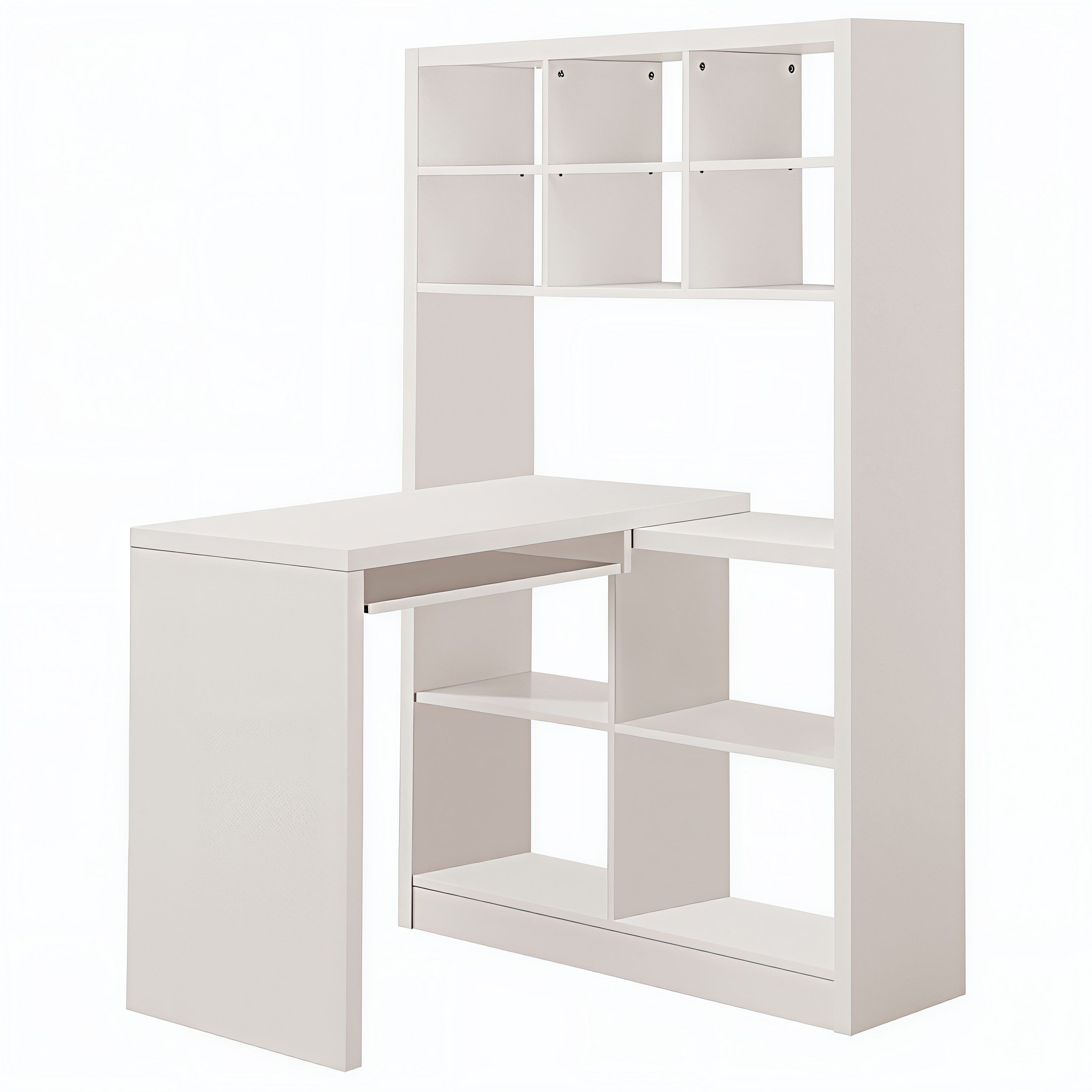 STRAVION™ – L-SHAPED CORNER COMPUTER DESK WITH BOOKCASE – I 7022