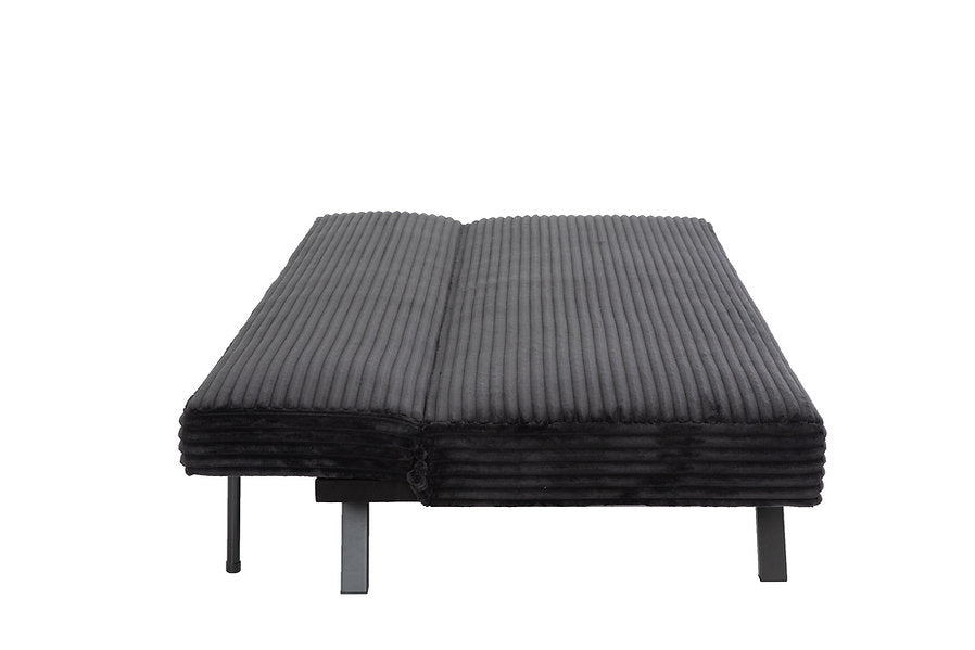 VELVET STRIDE™ – CANAPÉ-LIT EN VELOURS VELOURS NOIR – IF-8065
