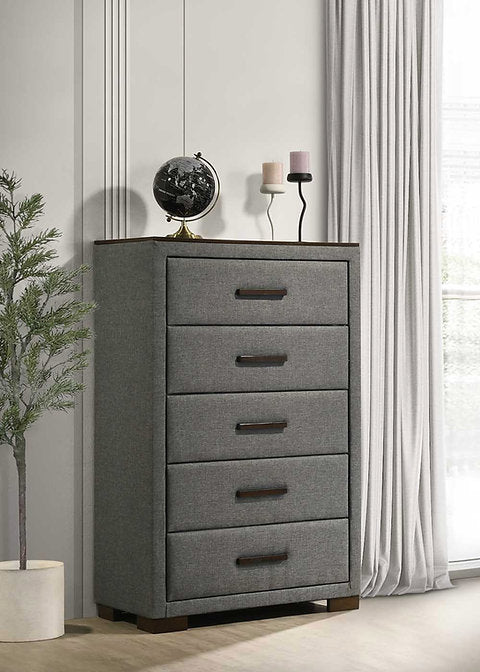 SKY GREY™ – 6-PIECE BEDROOM SET – IF-180