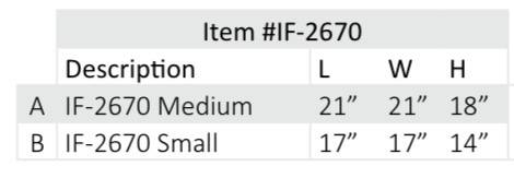 Ensemble de 2 tables basses – IF-2670