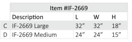 2-Piece Coffee Table Set – IF-2669