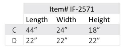 3-Piece Coffee Table Set – IF-2571