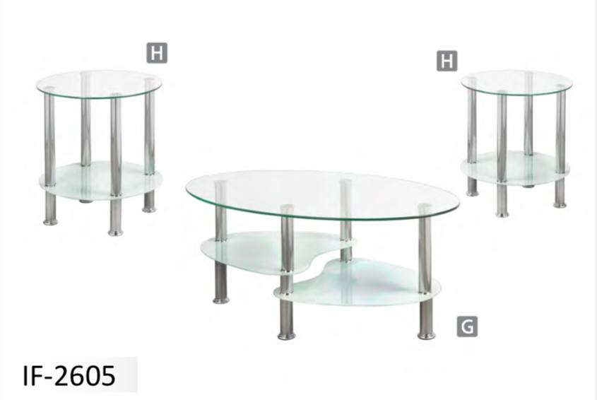 3-Piece Coffee Table Set – IF-2605
