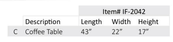 Coffee Table – IF-2042