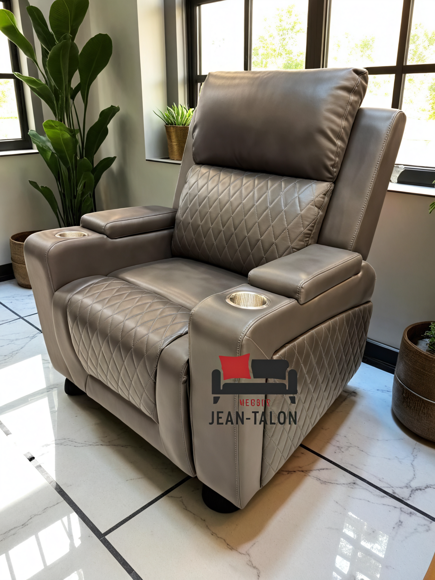 Ensemble de canapé inclinable en PU AuraChord™ – 7004