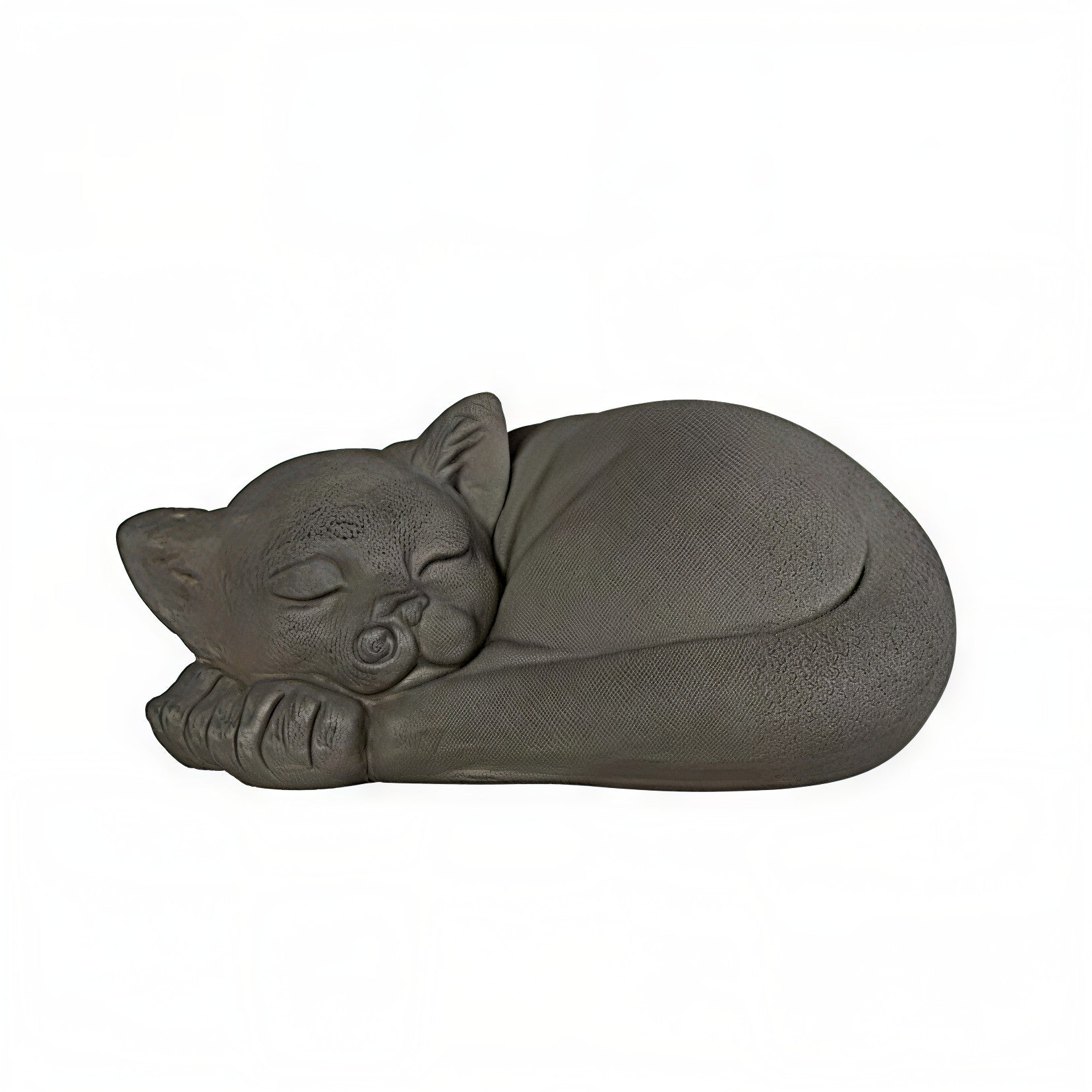 GRACEFUL SLUMBER™ – CURLED SLEEPING CAT SCULPTURE – 77131-A