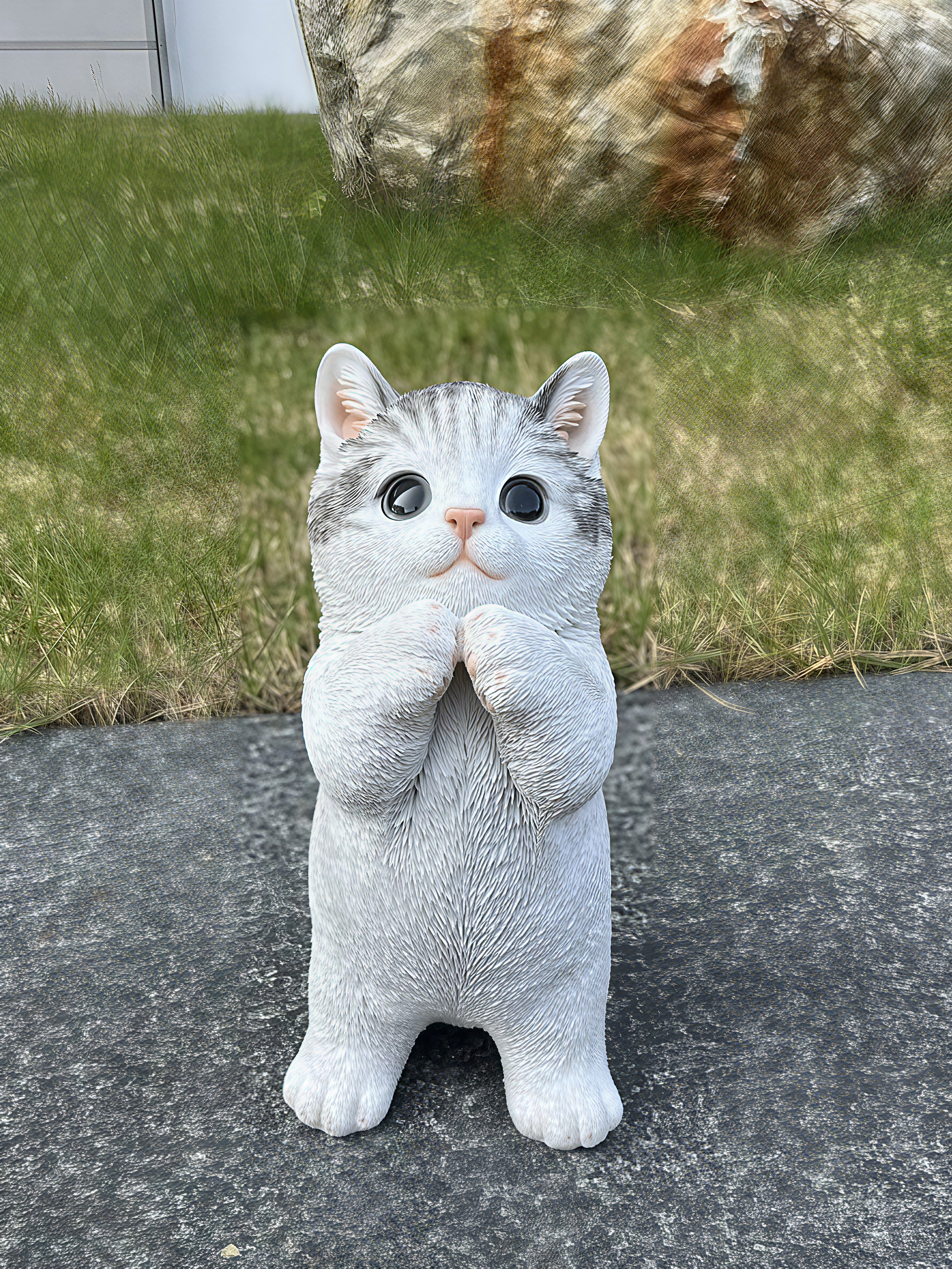 SOREAL™ – STANDING TABBY CAT SCULPTURE – 87699-02
