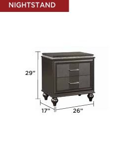 GINGER 1141™ – 6-PIECE BEDROOM SET