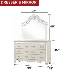 MILAN 1381™ – 6-PIECE BEDROOM SET