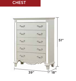 MILAN 1381™ – 6-PIECE BEDROOM SET