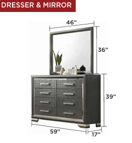 JULIETTE 1461™ – 6-PIECE BEDROOM SET