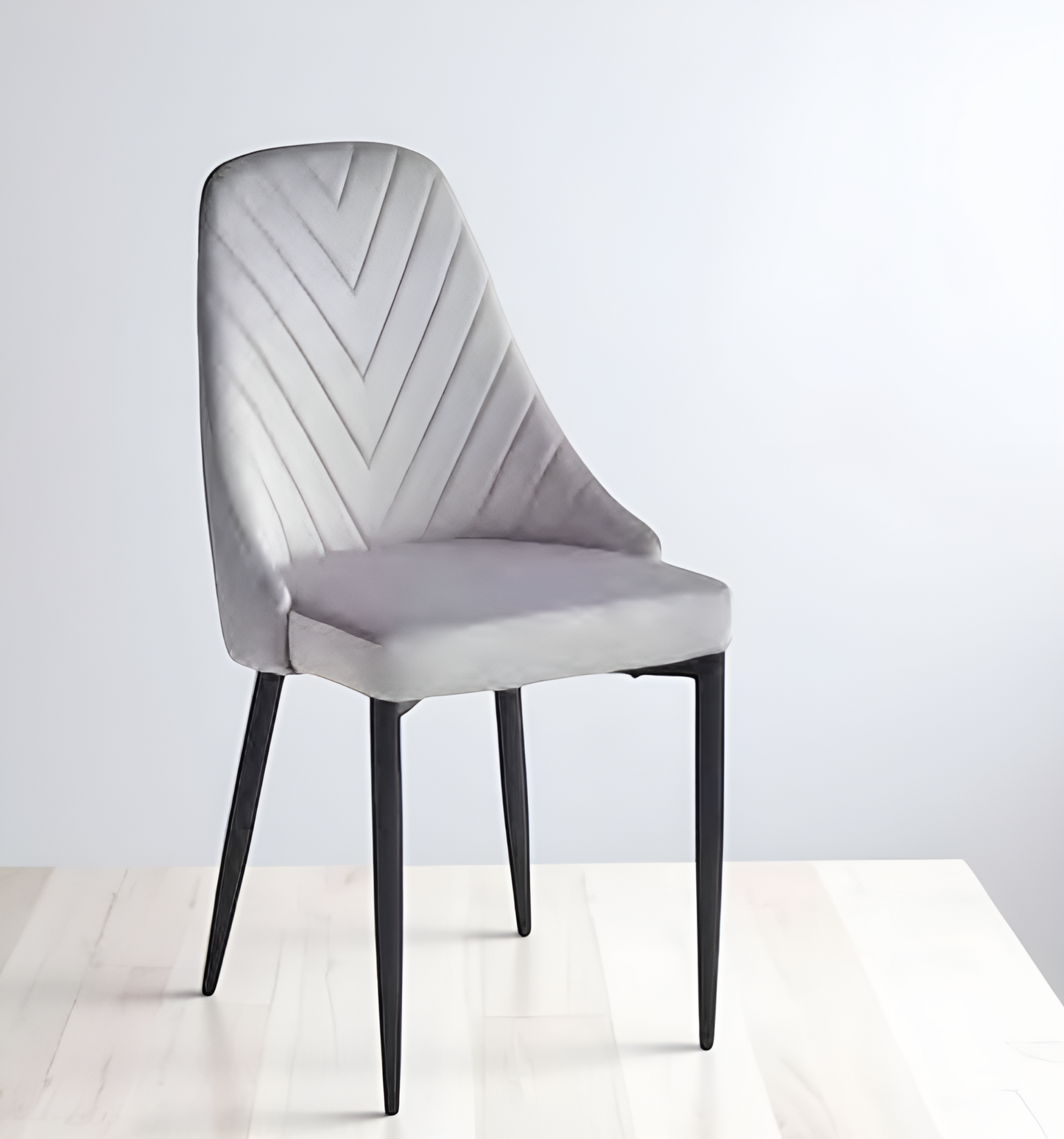 Chaise de salle à manger en velours – C-1531