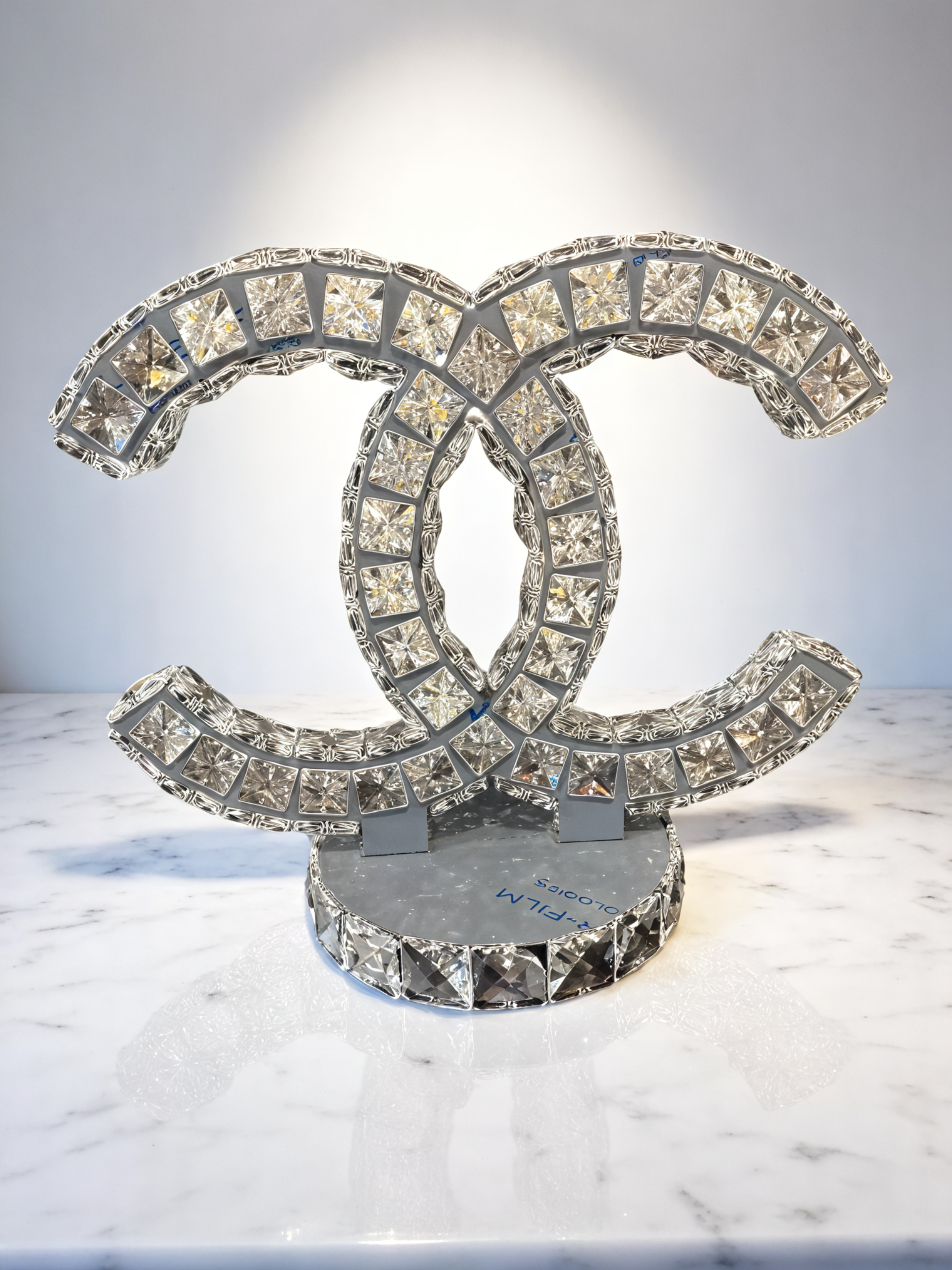 Chanel Double-C Crystal LED Table Lamp