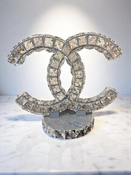 Chanel Double-C Crystal LED Table Lamp