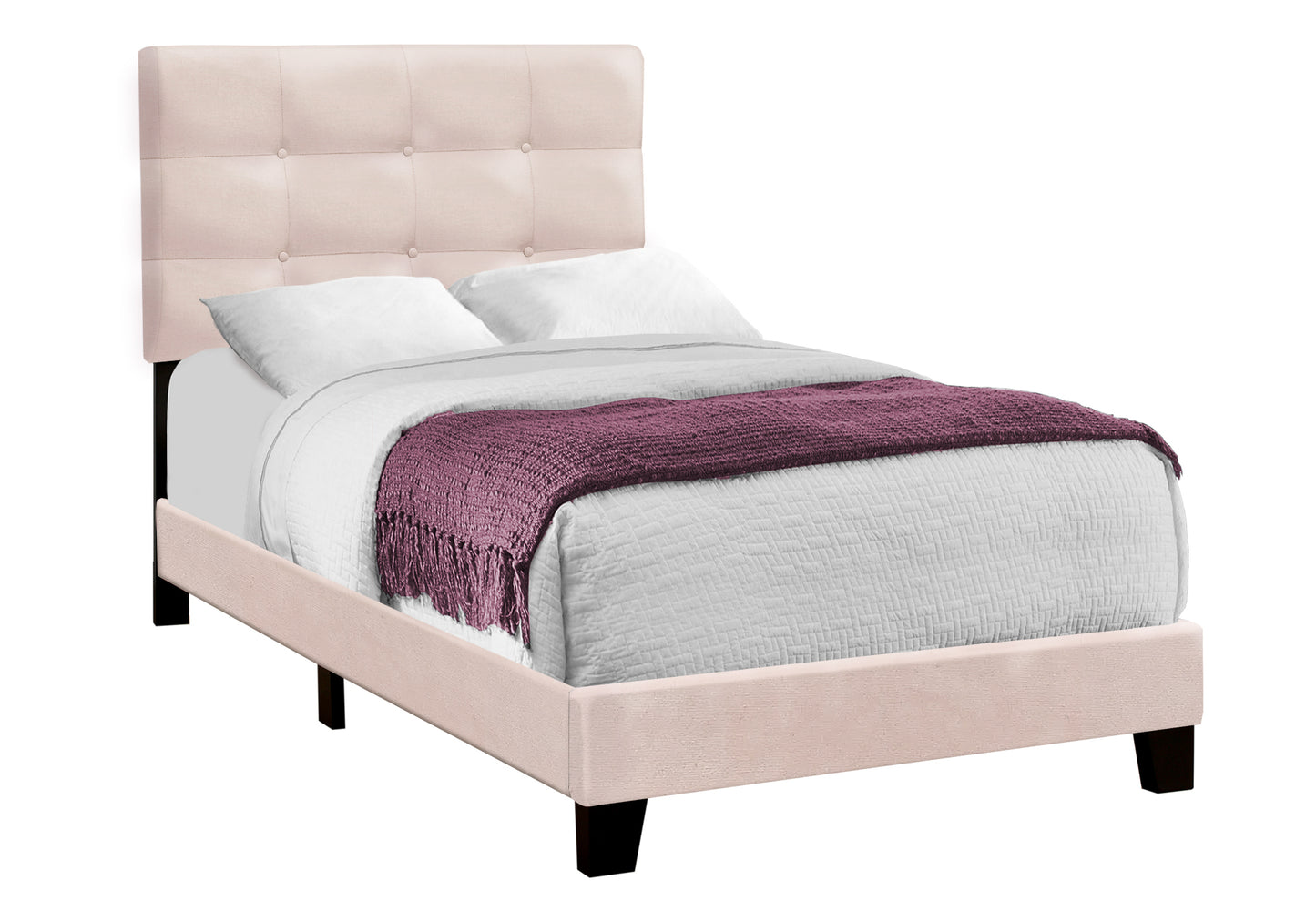 ASTON VELVET™ – UPHOLSTERED SINGLE BED – I-5918T