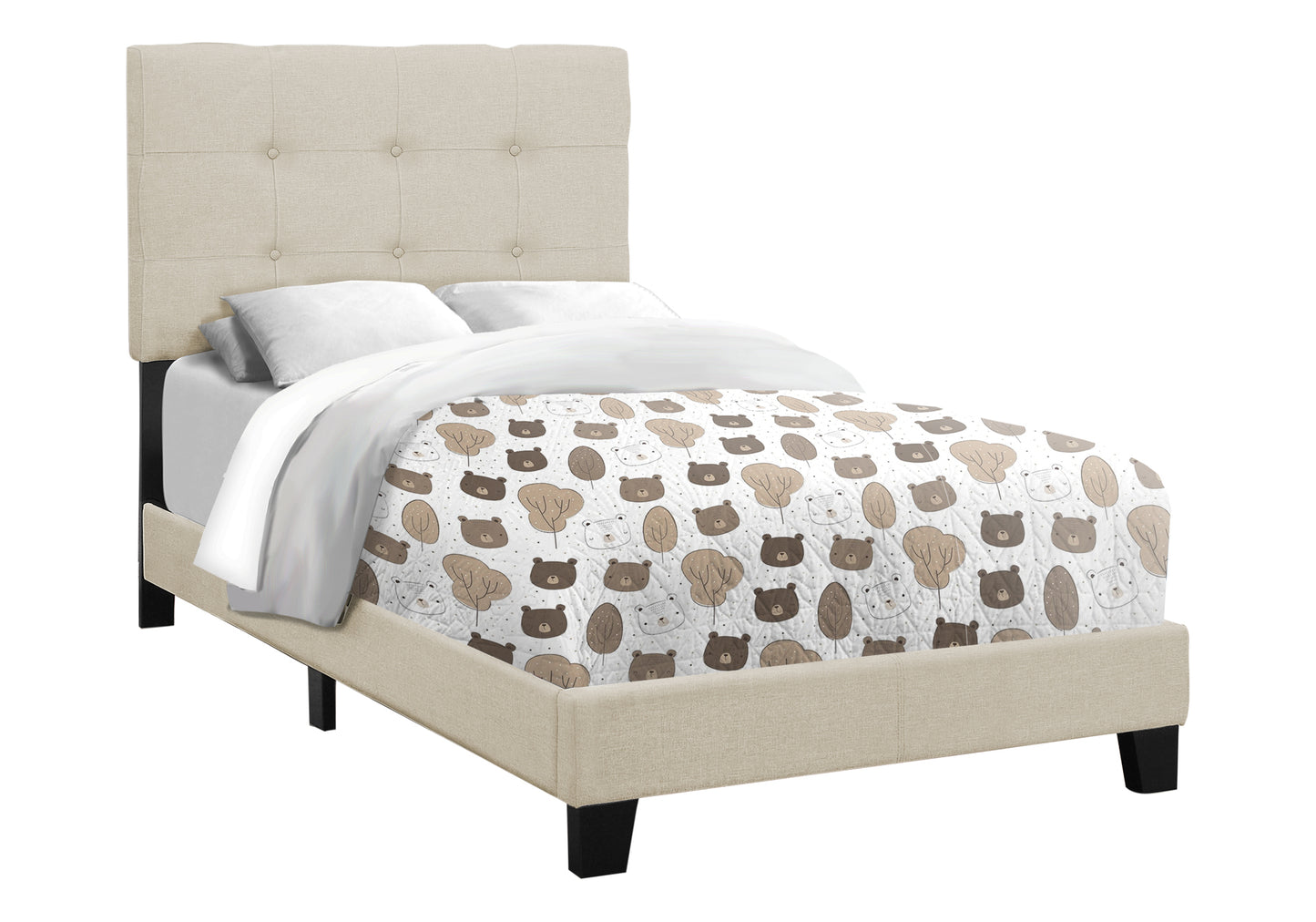 ASTON LINEN™ – UPHOLSTERED SINGLE BED – I-5920T