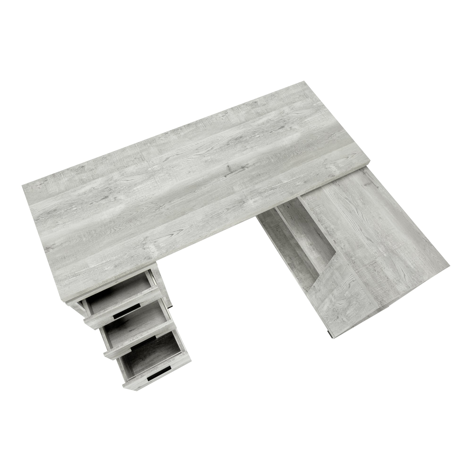 VANTEX CORNER™ – L-SHAPED RECLAIMED OFFICE DESK – I 7421