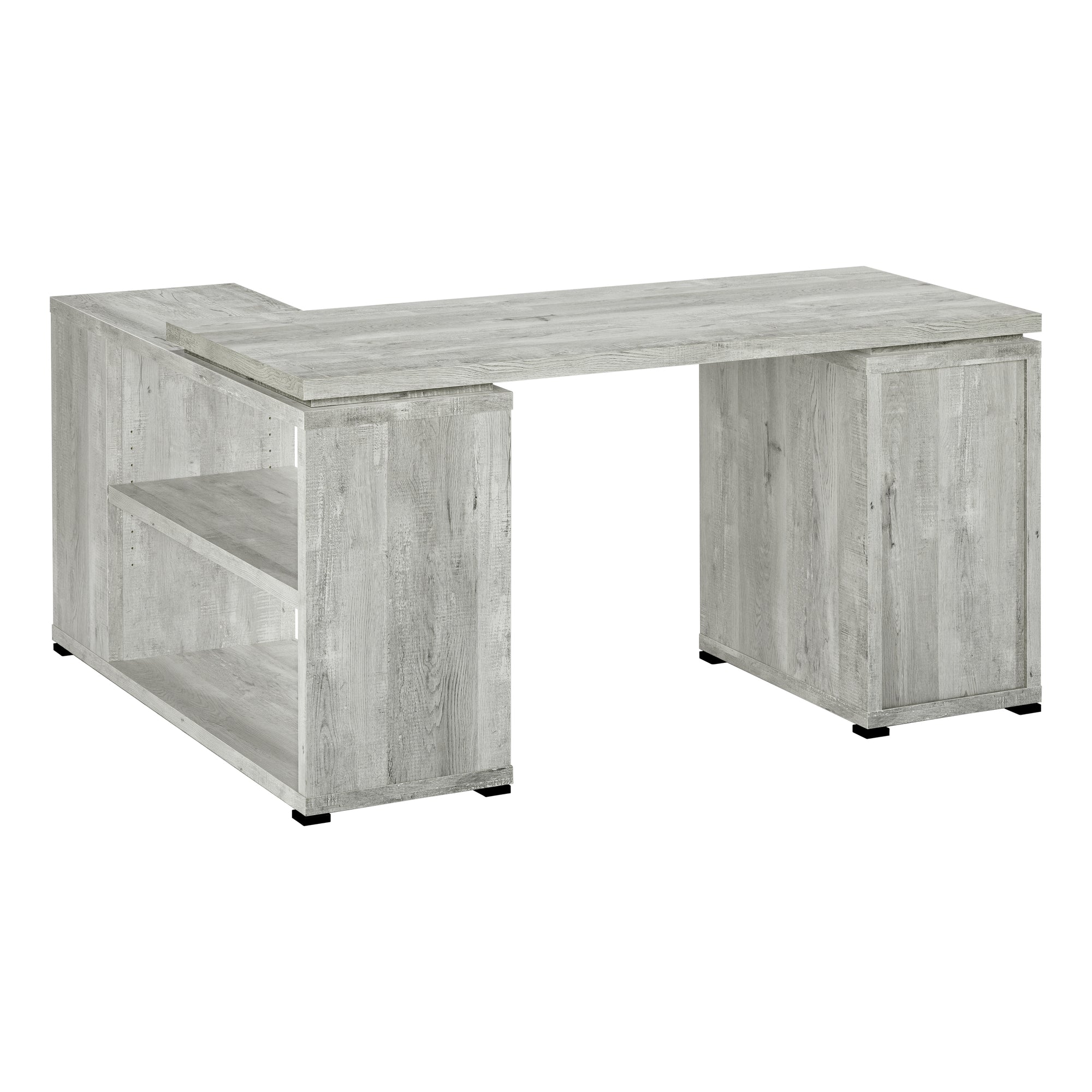 VANTEX CORNER™ – L-SHAPED RECLAIMED OFFICE DESK – I 7421