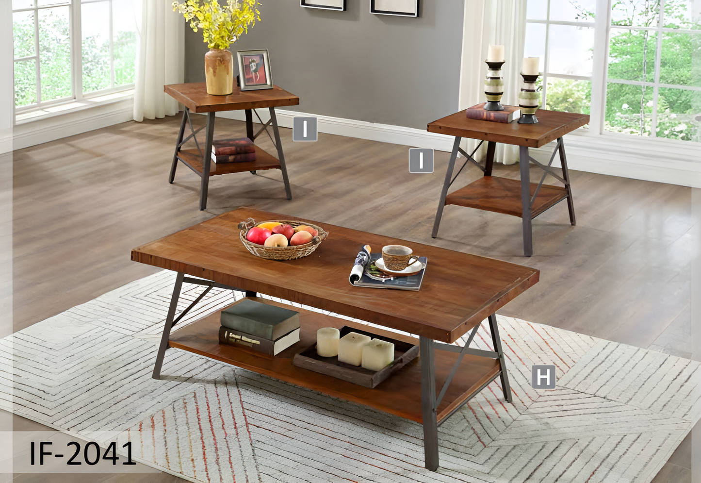 Ensemble de 3 tables basses – IF-2041