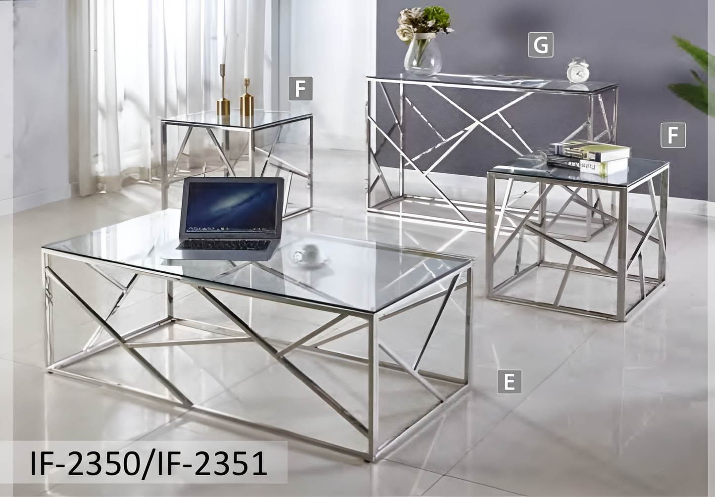 Ensemble de 3 tables basses – IF-2350