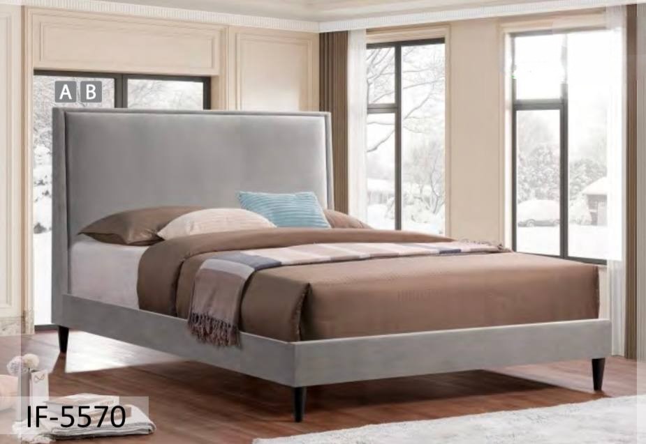 Tissu velours IF-5570 pour lit