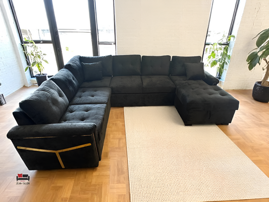 FlexiLounge™ Convertible Sofa Bed in Performance Weave – 6237