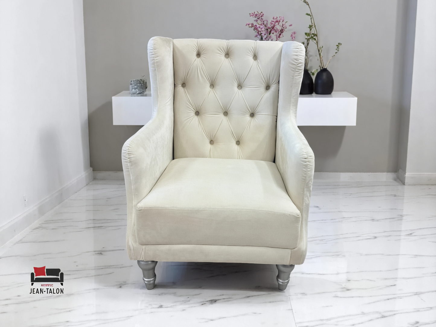 Collection de canapés capitonnés en velours ModenaCurve™ 3 pièces – 6248