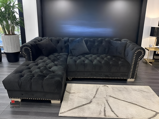 MajestiLuxe™ Velvet Sectional Sofa Set – 6247