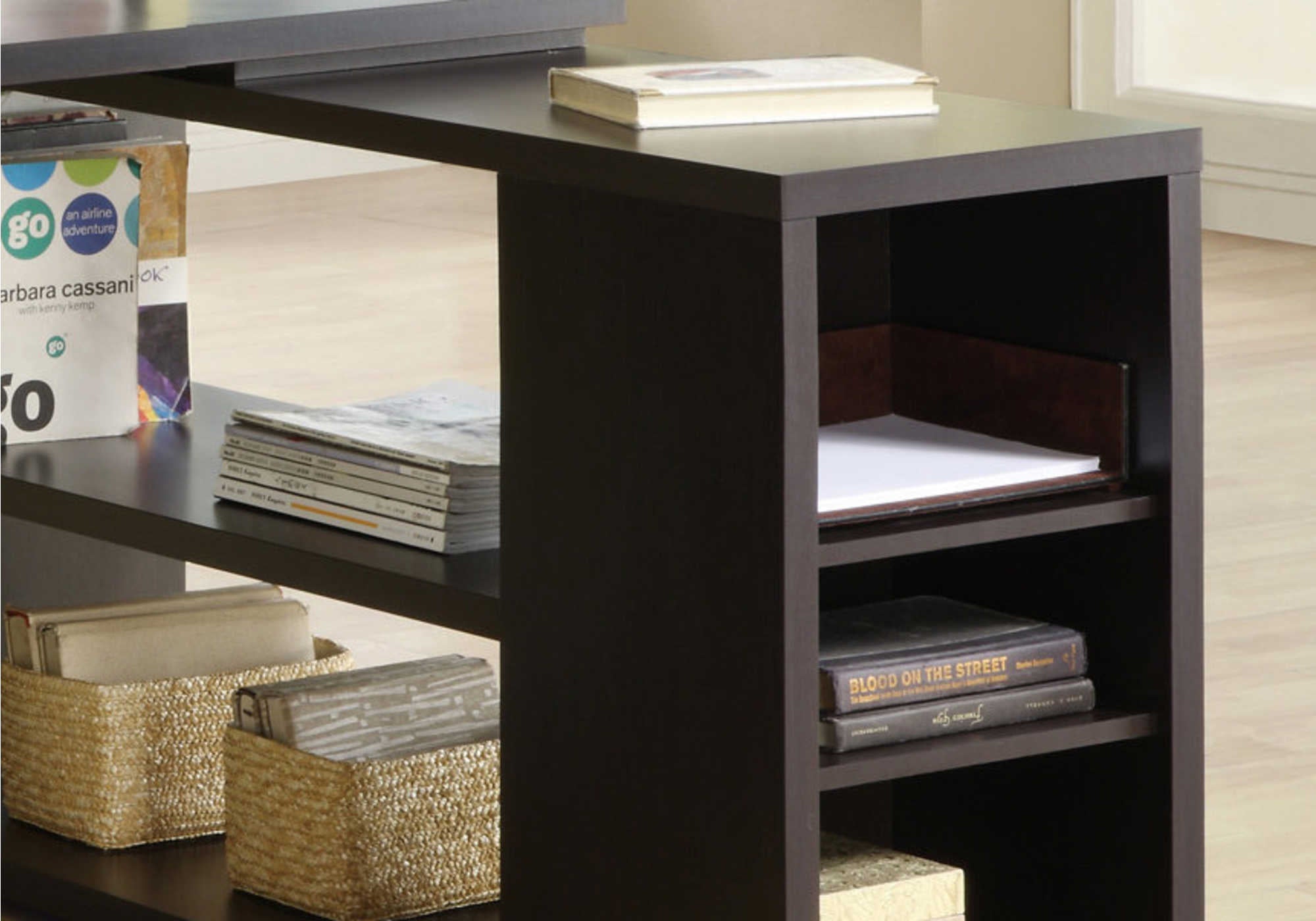 VANTEX CORNER™ – L-SHAPED RECLAIMED OFFICE DESK – I 7421