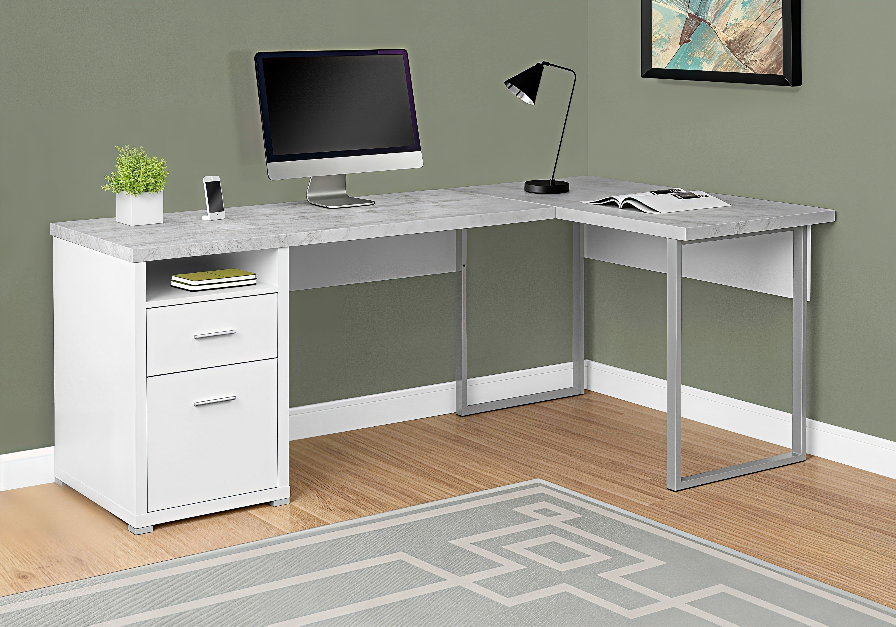 CORVIX™ – L-SHAPED WORKSTATION – I 7257