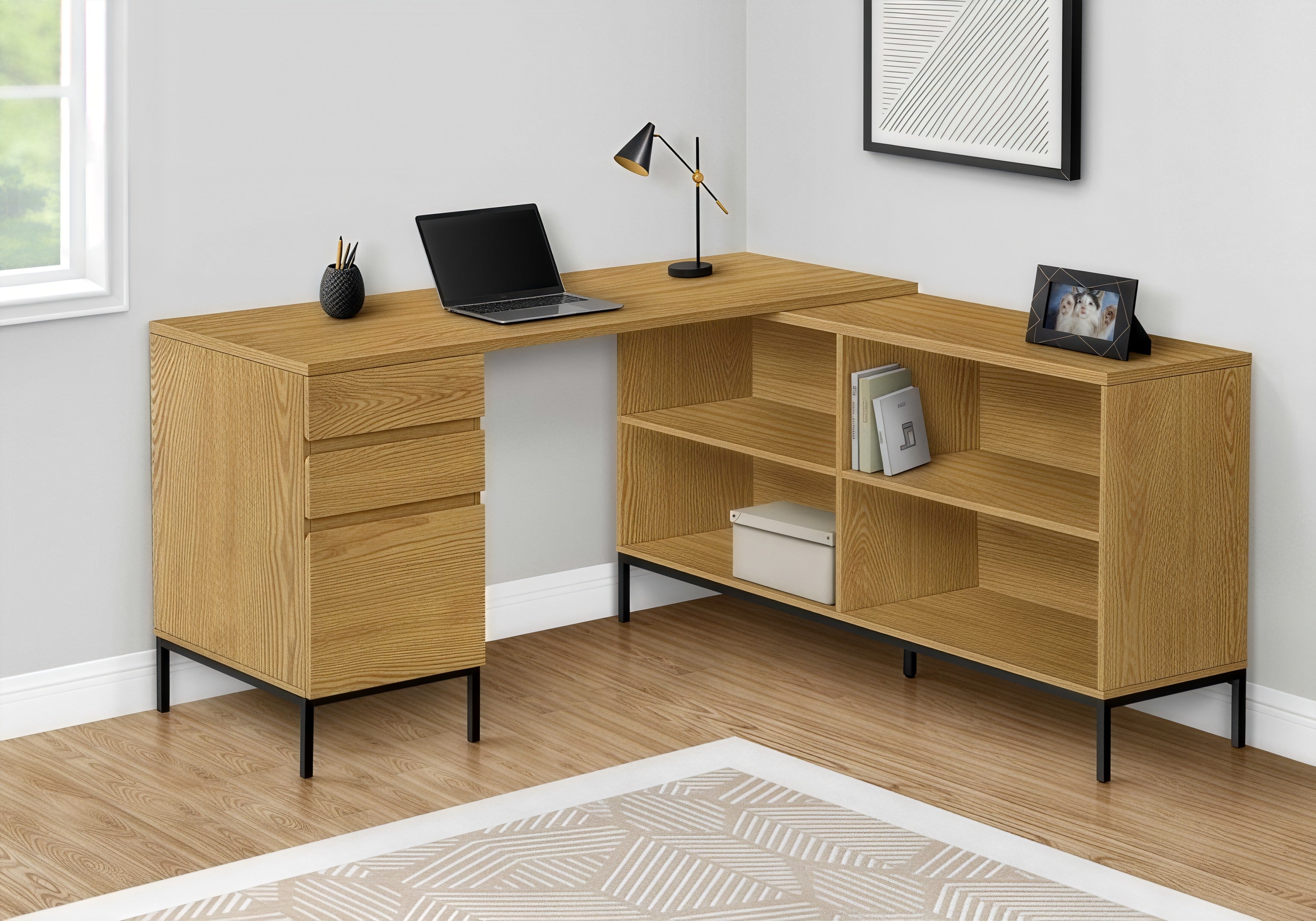 ARVANO™ – L-SHAPED EXECUTIVE OFFICE DESK – I 7491
