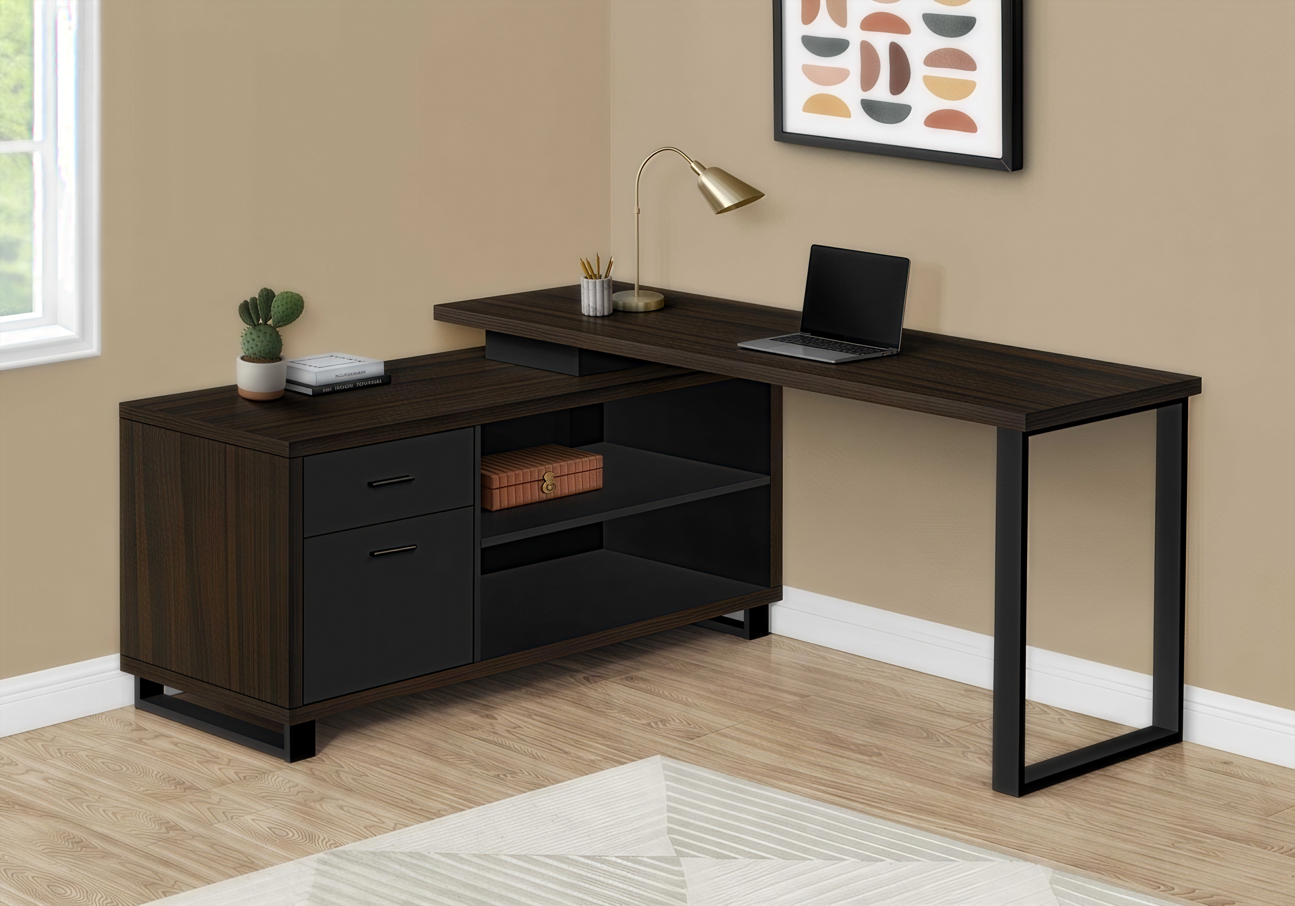 STRAVON EXEC™ – L-SHAPED EXECUTIVE DESK – I 7710