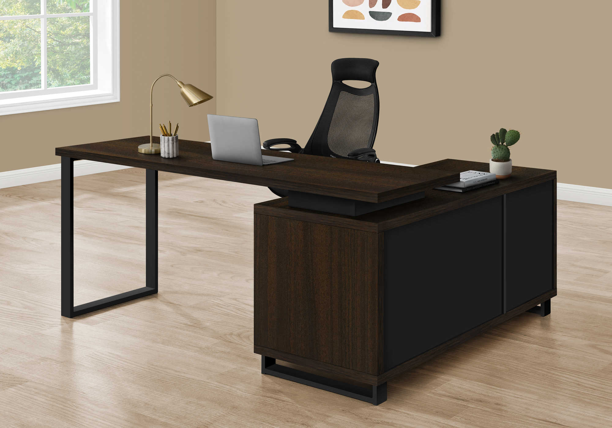 STRAVON EXEC™ – L-SHAPED EXECUTIVE DESK – I 7710