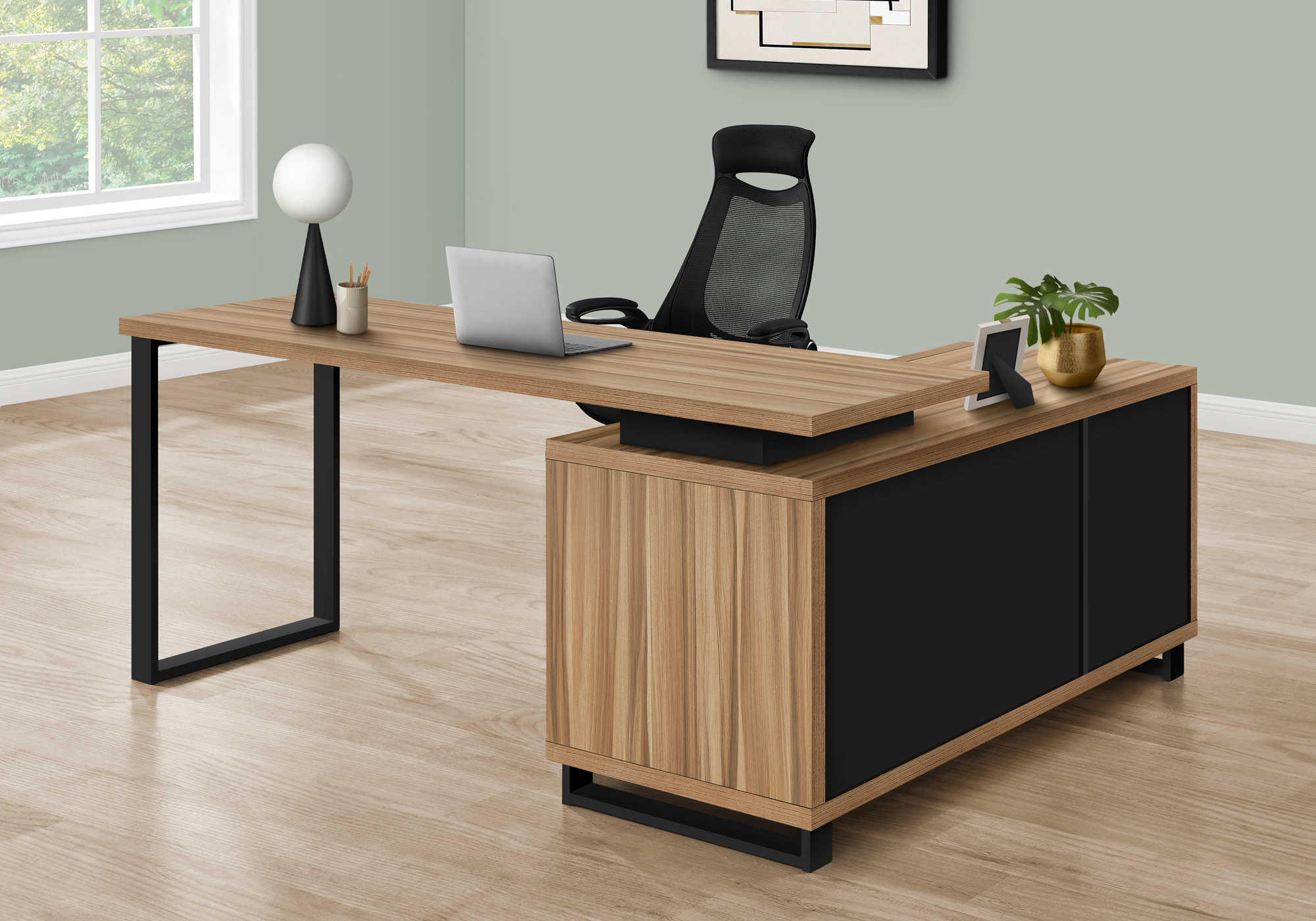 STRAVON EXEC™ – L-SHAPED EXECUTIVE DESK – I 7710