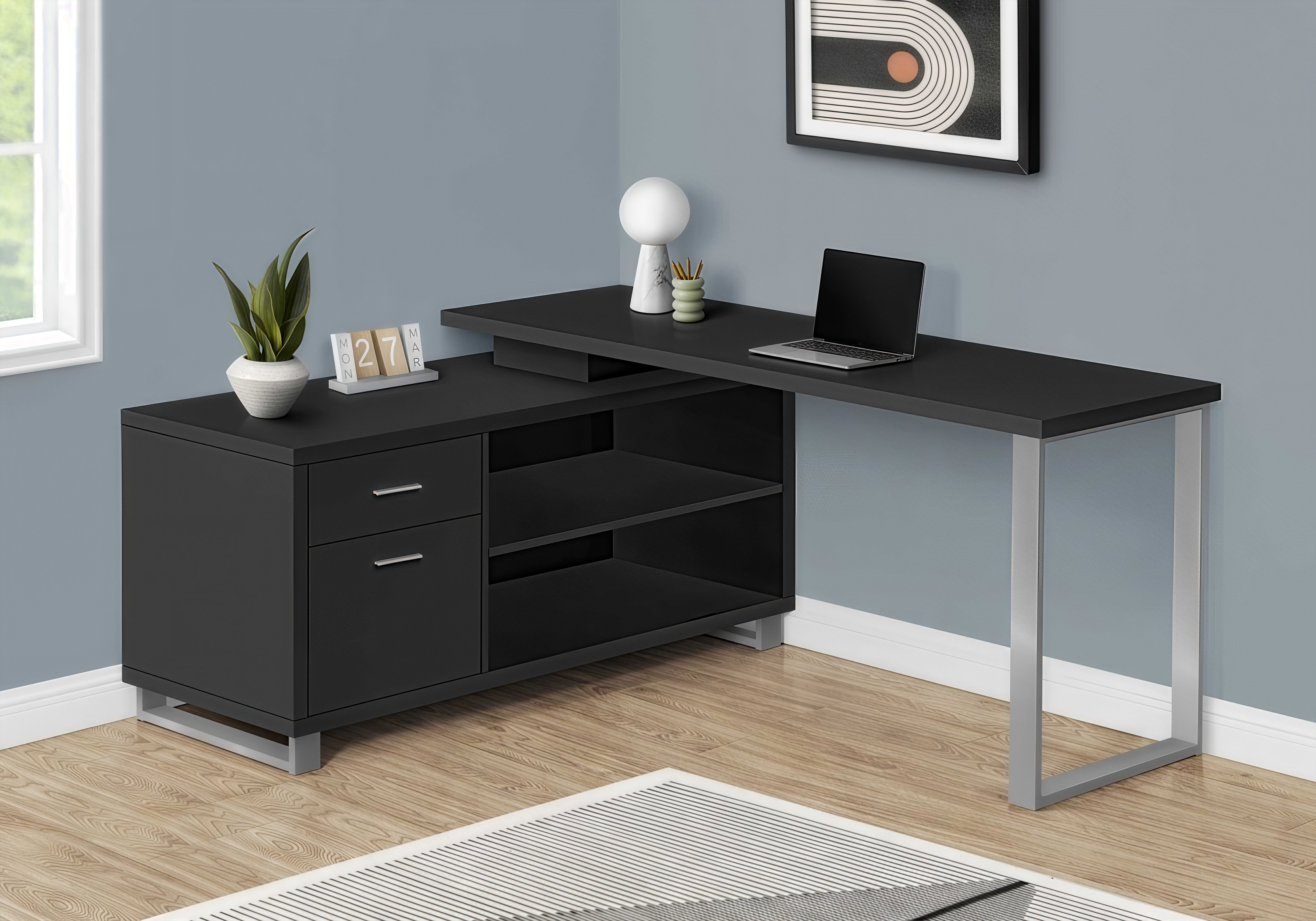 STRAVON EXEC™ – L-SHAPED EXECUTIVE DESK – I 7710