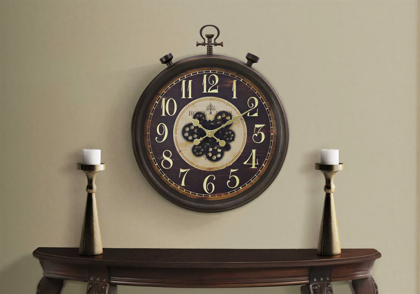 HERITAGE GEAR™ WALL CLOCK – I 9074