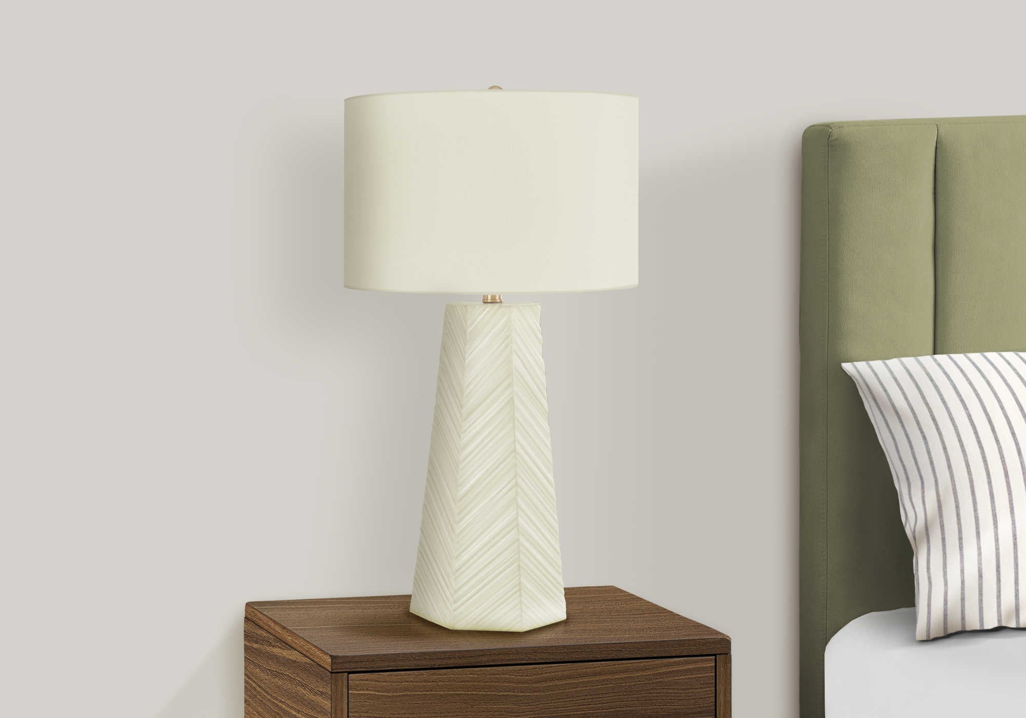 AXIOM CHEVRON™ – GEOMETRIC CERAMIC TABLE LAMP – I 9614