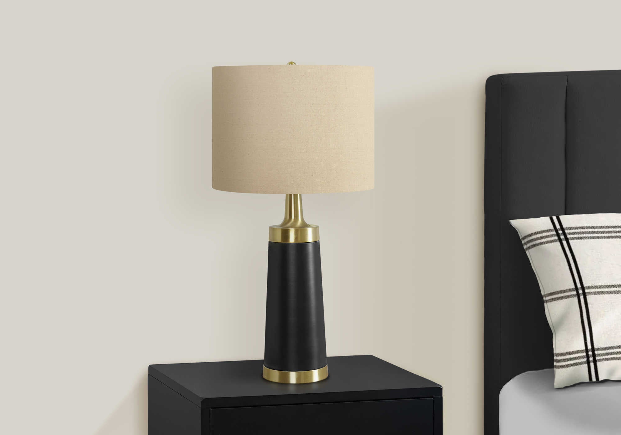 VALERIO NOIR™ – MODERN METAL TABLE LAMP – I 9623