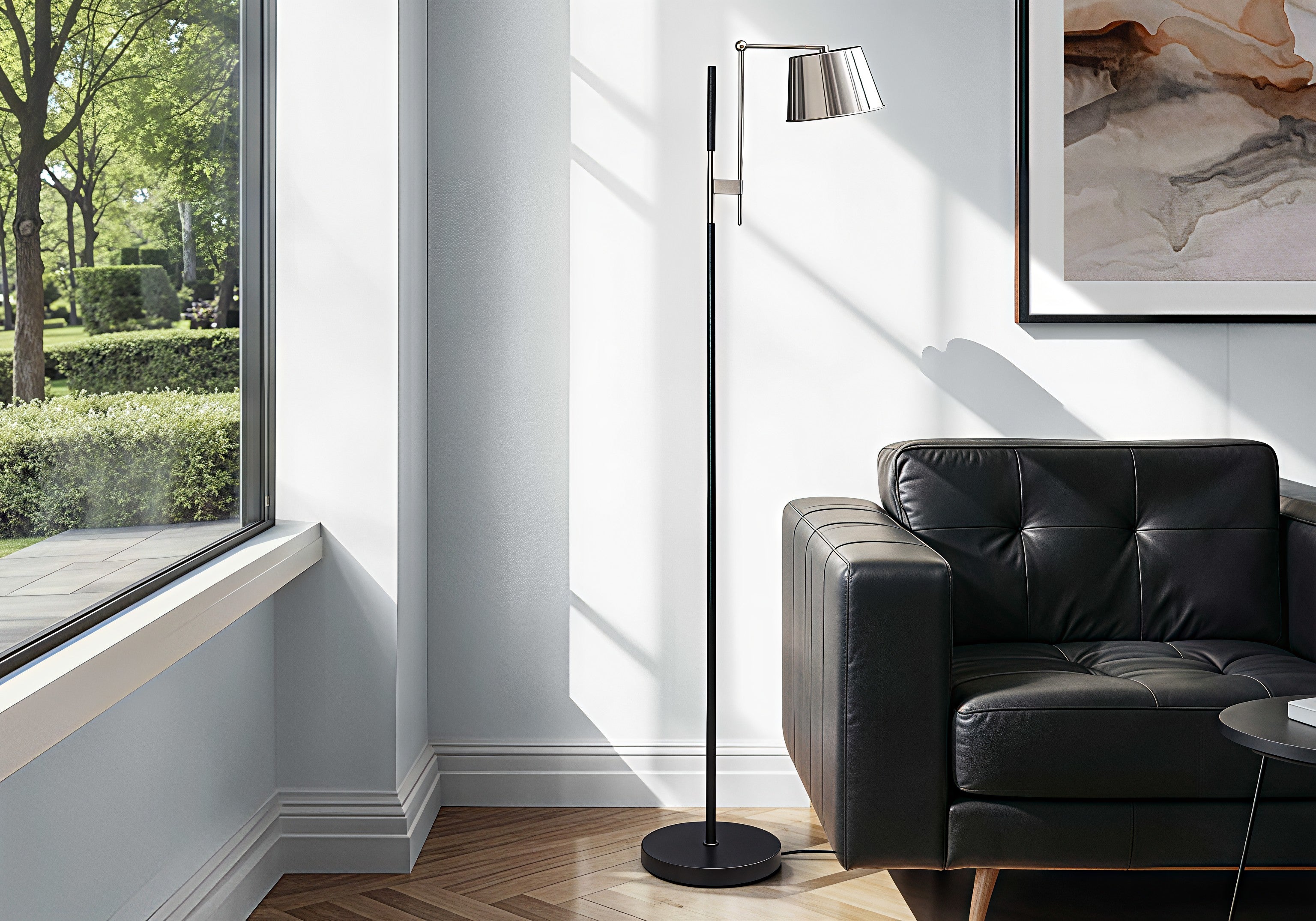 FERRO LUXE™ – ADJUSTABLE INDUSTRIAL FLOOR LAMP – I 9693