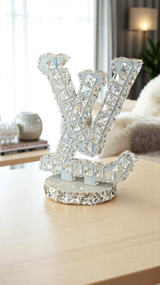 Louis Vuitton LV Crystal LED Table Lamp