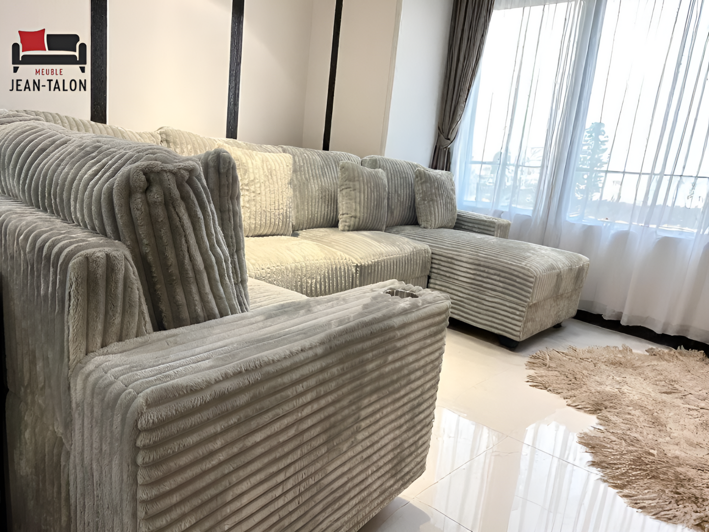 VelvetLux™ Modular Velvet Sectional – 6272