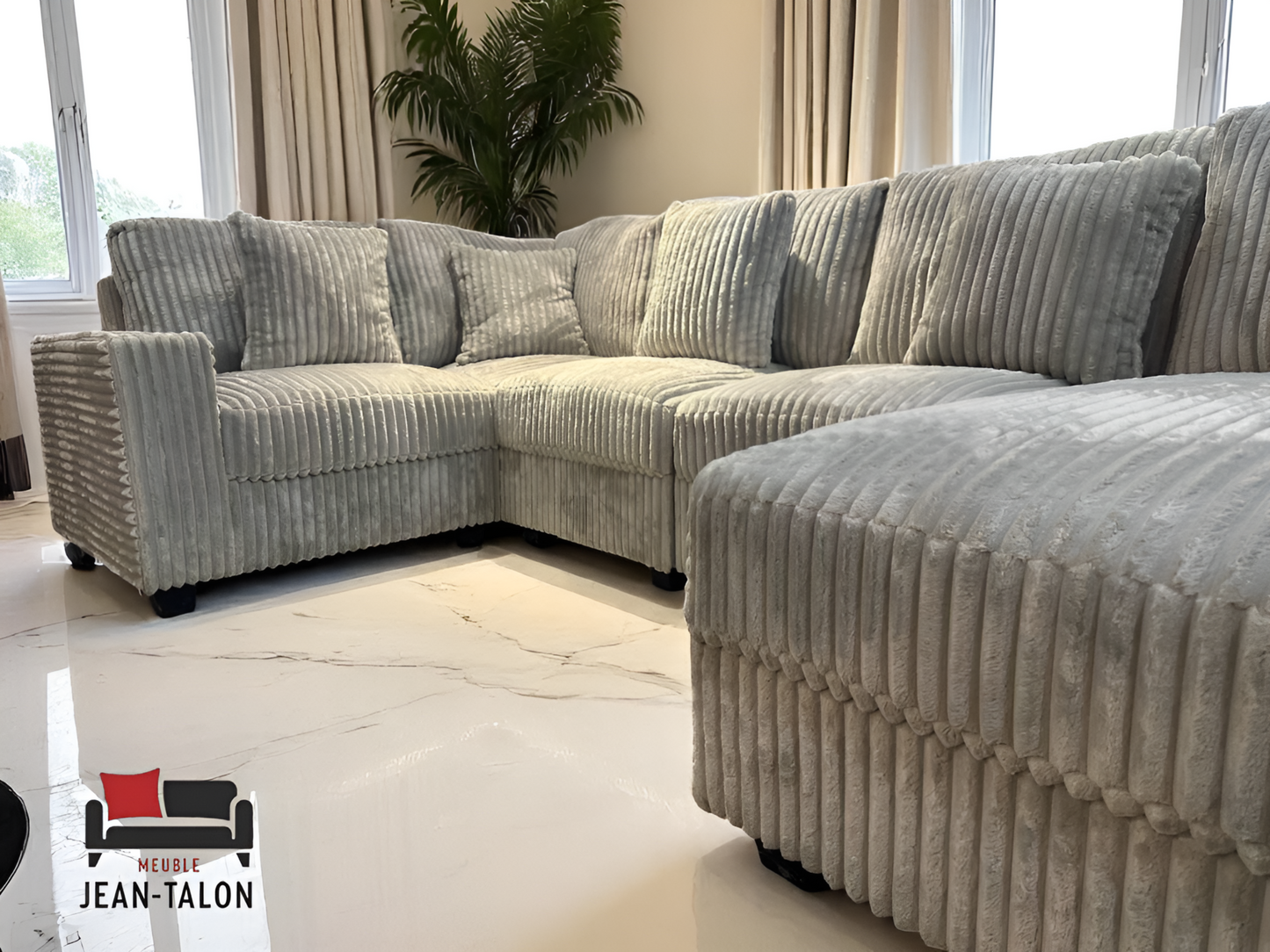 VelvetLux™ Modular Velvet Sectional – 6272