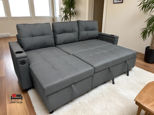 FlexiDream™ Modular Fabric Sofa Bed – 6142